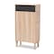 Baxton Studio Fella Entryway Shoe Cabinet with Drawer 153-9160 - alternate 1